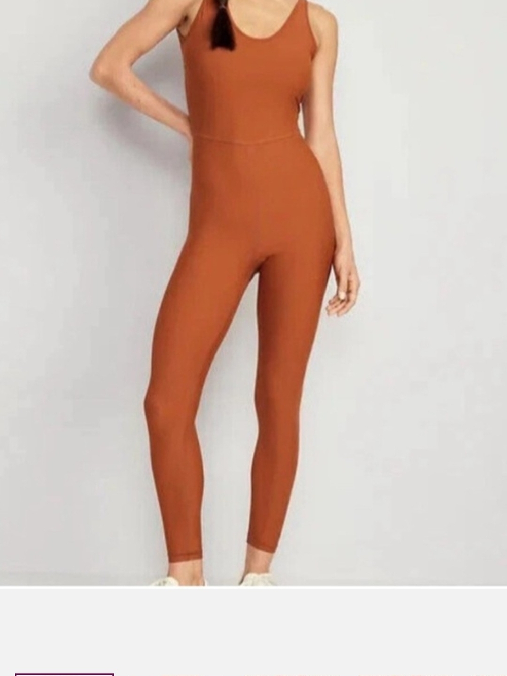 Old Navy Powersoft Unitard Rust Size Large NWT